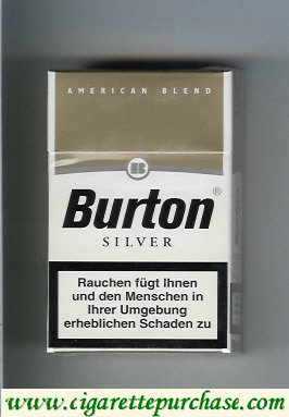 Burton Silver cigarette American Blend Germany